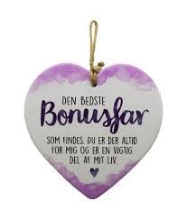 Kemramikhjerte bonusfar 15,5 x 15,5 cm