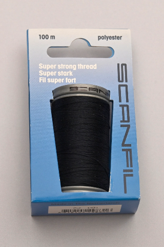 Ekstra stærk 100 mtr marineblå sytråd 