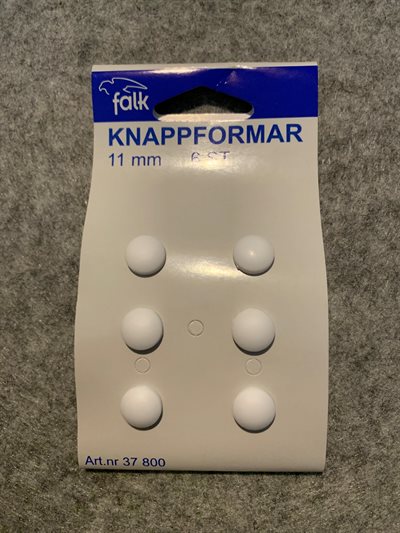 Overtræksknapper 6 stk