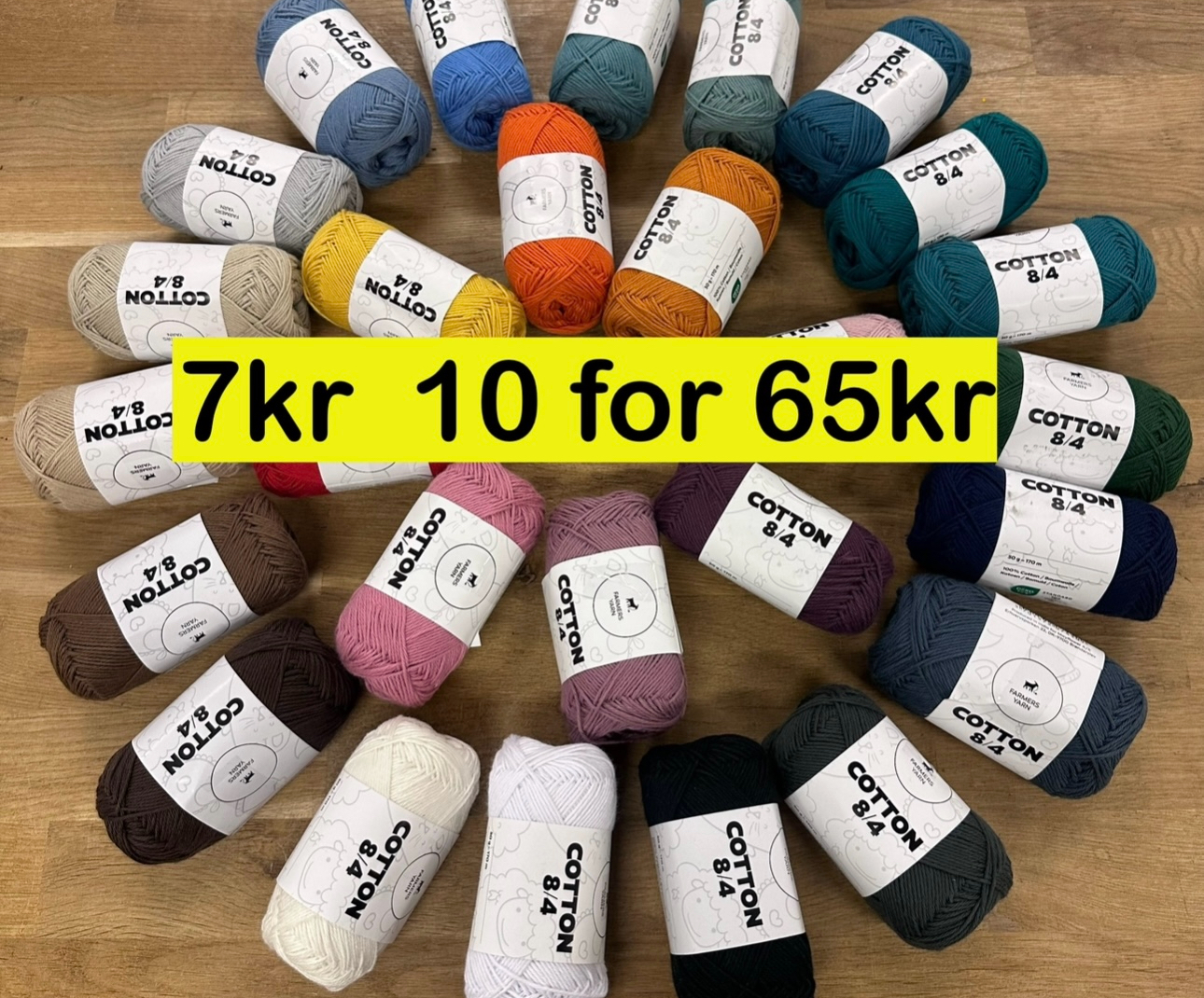 Farmers yarn bomuld 