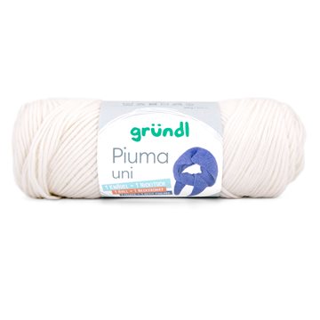 Piuma uni fv. 01 hvid