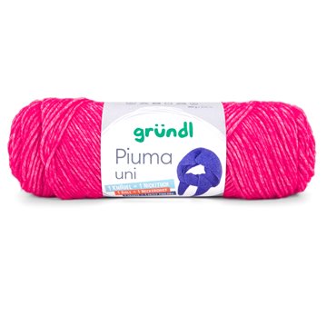 Piuma uni fv. 18 mørk pink