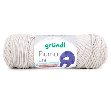 Piuma uni fv. 19 lys grå