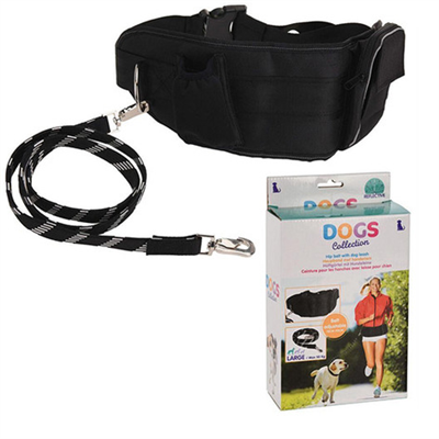 hoftebælte med hundesnor