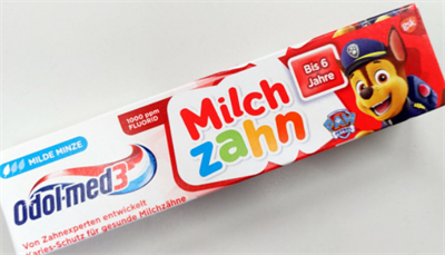 50ml Børne tandpasta paw patrol 2-6år