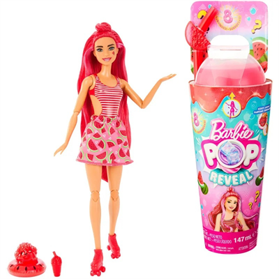 Barbie Pop Reveal dukke med 8 overraskelser 