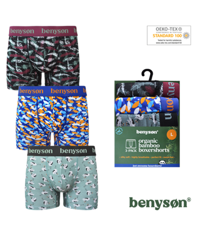 3pak bambus boxershorts