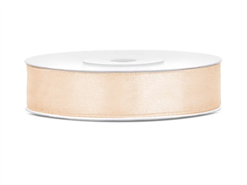 Satin Ribbon, cream, 12mm/25m