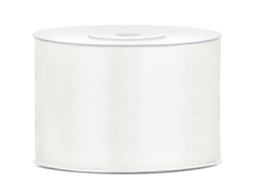 Satin Ribbon, light cream, 50mm/25m