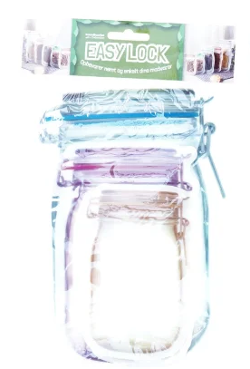 Easy Lock opbevaringsposer - 6-pak 