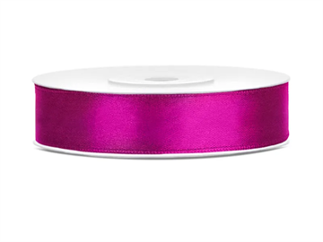 Satin Ribbon, fuchsia, 12mm/25m