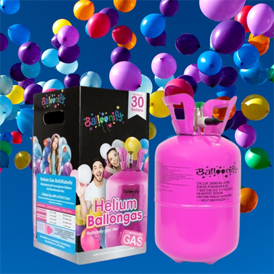 Helium til 30 balloner.