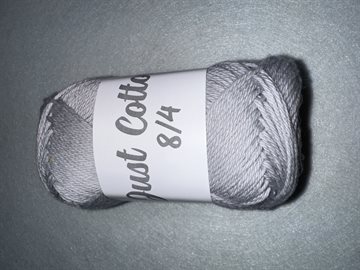 Just cotton8/4 - 9 Lysgrå