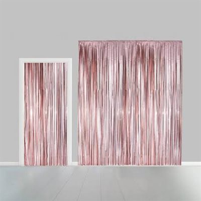 WeFiestaParty Party curtain rosegold