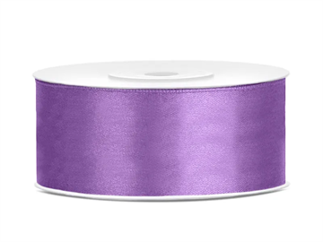 Satin Ribbon, lavender, 25mm/25m