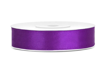 Satin Ribbon, purple, 12mm/25m