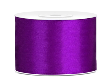  Satin Ribbon, purple, 50mm/25m