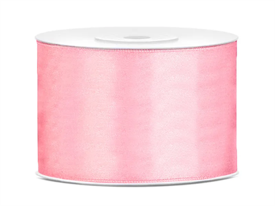 Satin Ribbon, light pink, 50mm/25m