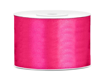 Satin Ribbon, dark pink, 50mm/25