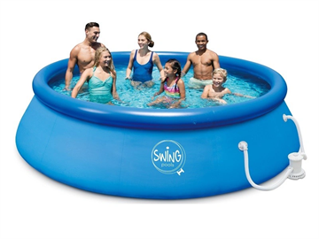 SWING POOL, Ø366 x 76cm, 5600L, inkl pumpe