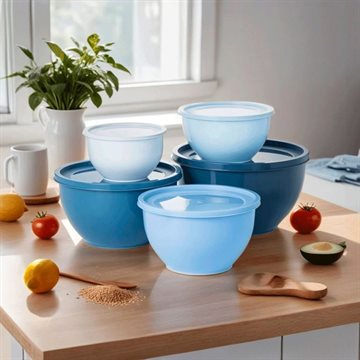 Røreskåle Sæt Med Låg 5 stk.