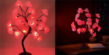 Rose LED bordlampe