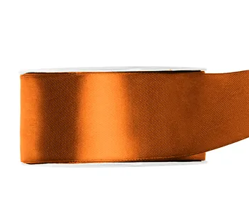 Satin Ribbon, rusty, 25mm/25m