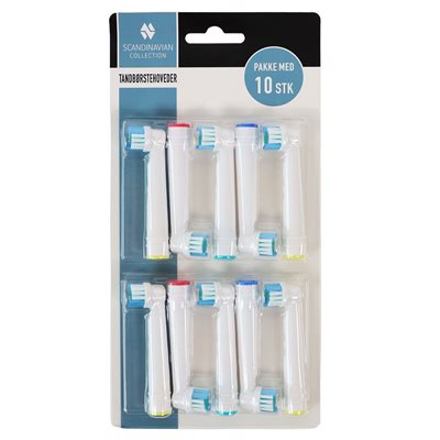 SC tandbørstehoveder 10/stk