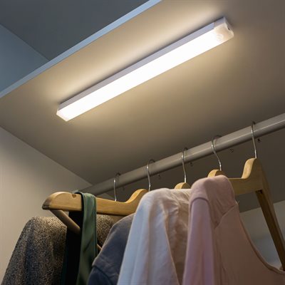 LED skabslampe 30cm med sensor - 3 pak