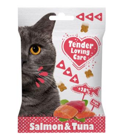 TLC SOFT KAT SNACK LAKS & TUN 50G