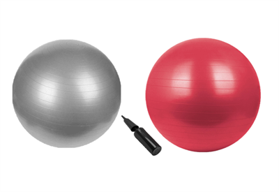 grå Spirit of Colours Gymnastikball inkl. Pumpe Ø 65 cm 